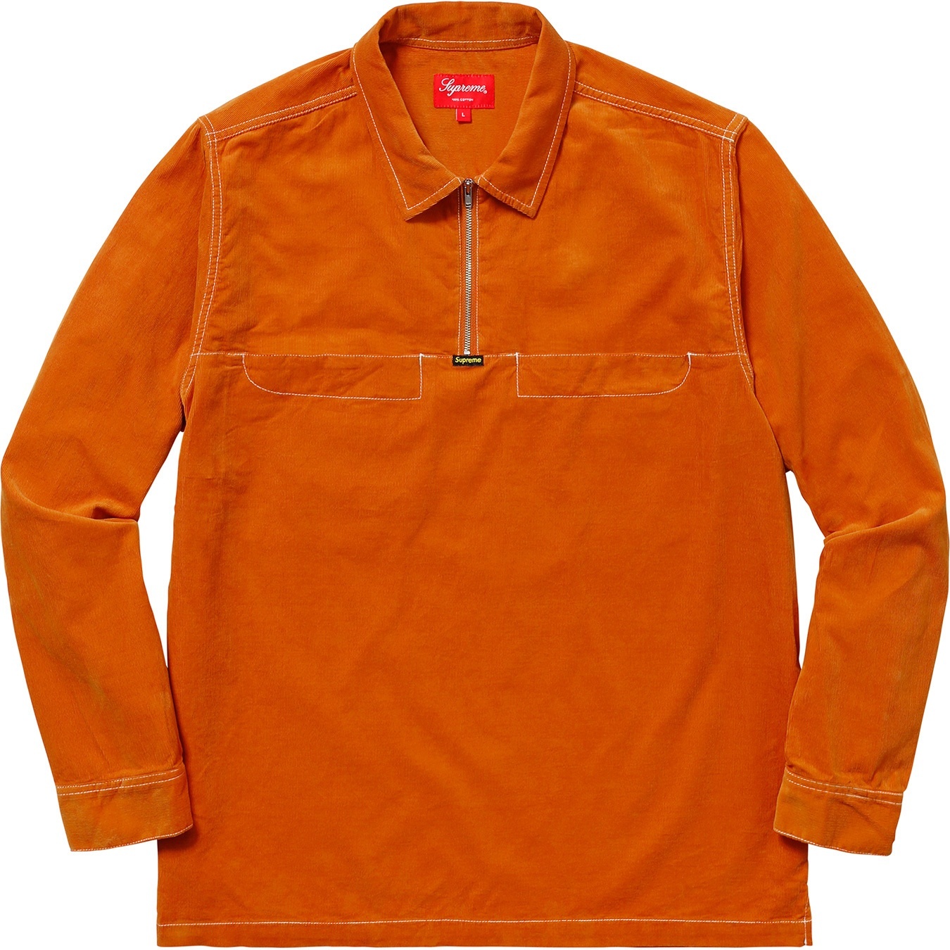 Corduroy Half Zip Shirt view 3